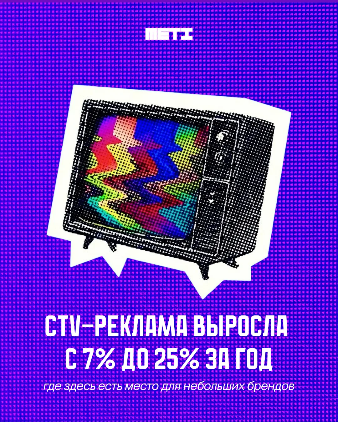 📺 Доля брендов, использующих CTV — рекламу в приложениях умных телевизоров, — выросла ...