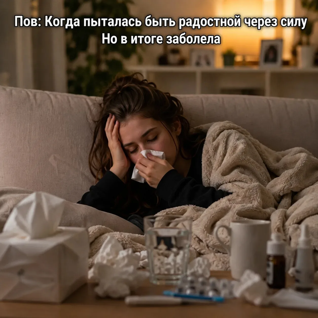 Разреши себе быть неидеальной и просто погрустить
