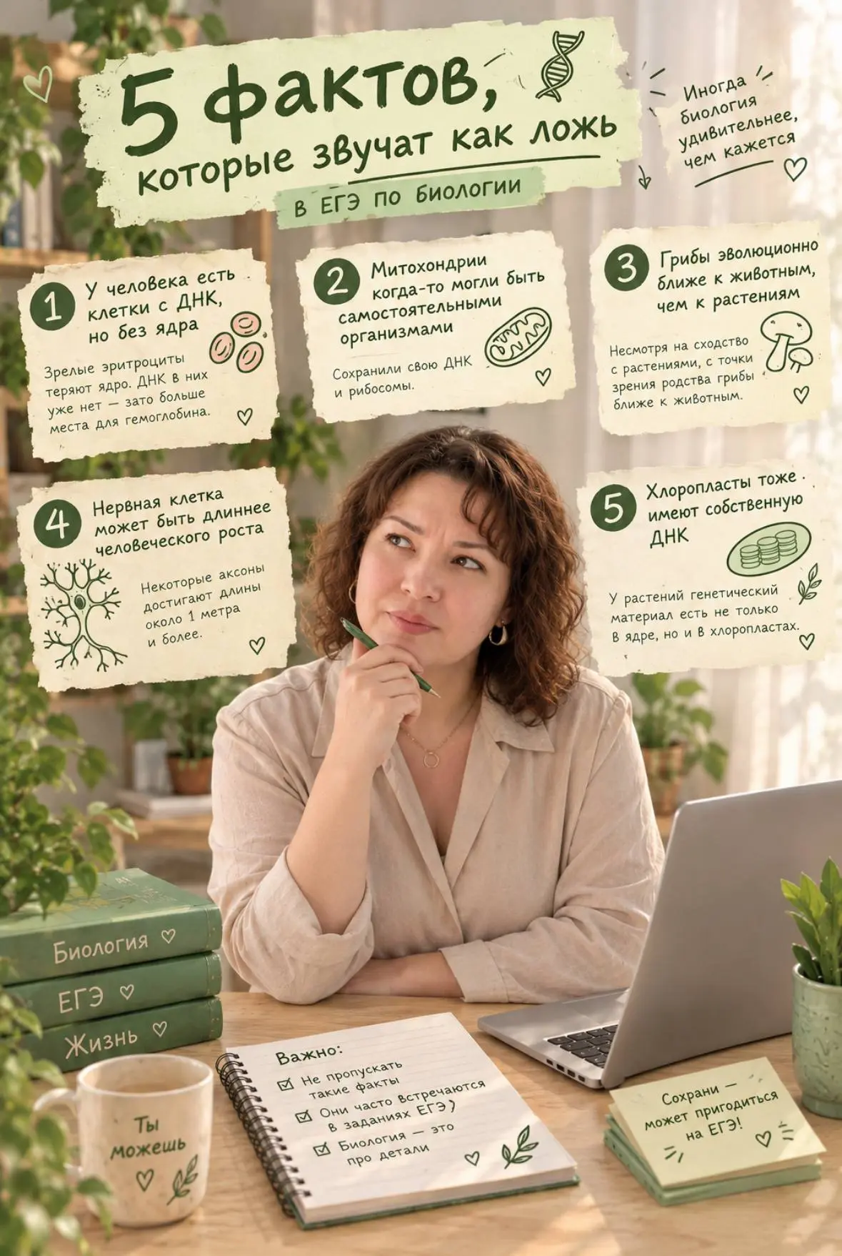 🧬 5 ФАКТОВ, КОТОРЫЕ ЗВУЧАТ КАК ЛОЖЬ
