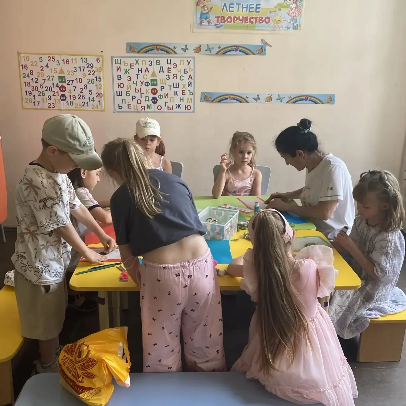 Вечерний досуг в группе «Звёздочки»🤗Тема «Фантазийные поделки»
Цель:дать возможность детям пофантаз