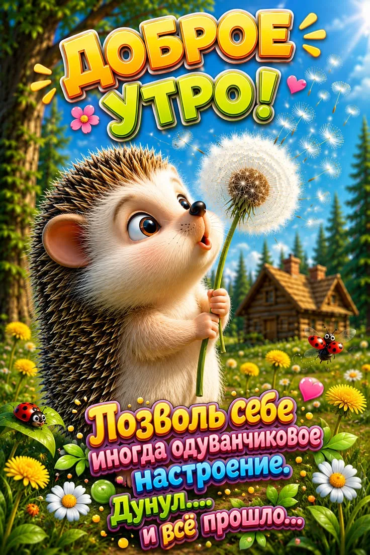 🌞🎉 Чудесного утра! Везения и хорошего настроения!