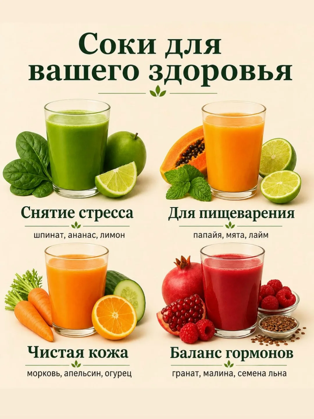 🥤 Соки для вашего здоровья — вкусный способ добавить больше пользы в рацион. Натуральн...