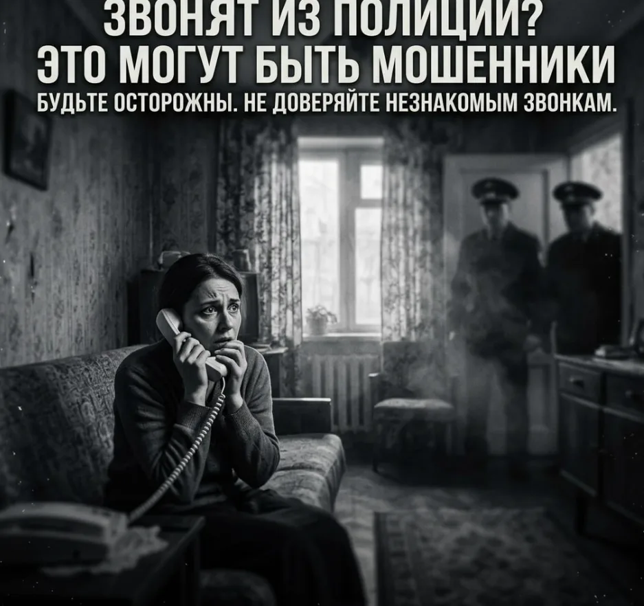 Звонят из полиции? Это могут быть мошенники️