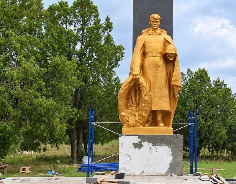 ❗️В станице Солдатской обновляют мемориал воинам Великой Отечественной войны