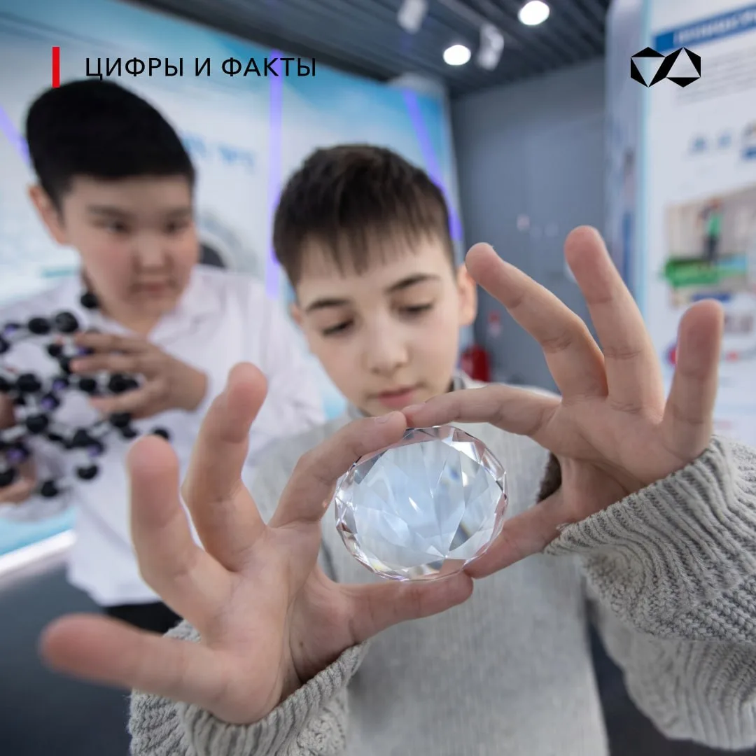 💎 Интерактивная история алмазной отрасли 

В Мирном работает интерактивный «Музей алмаза» площадью 