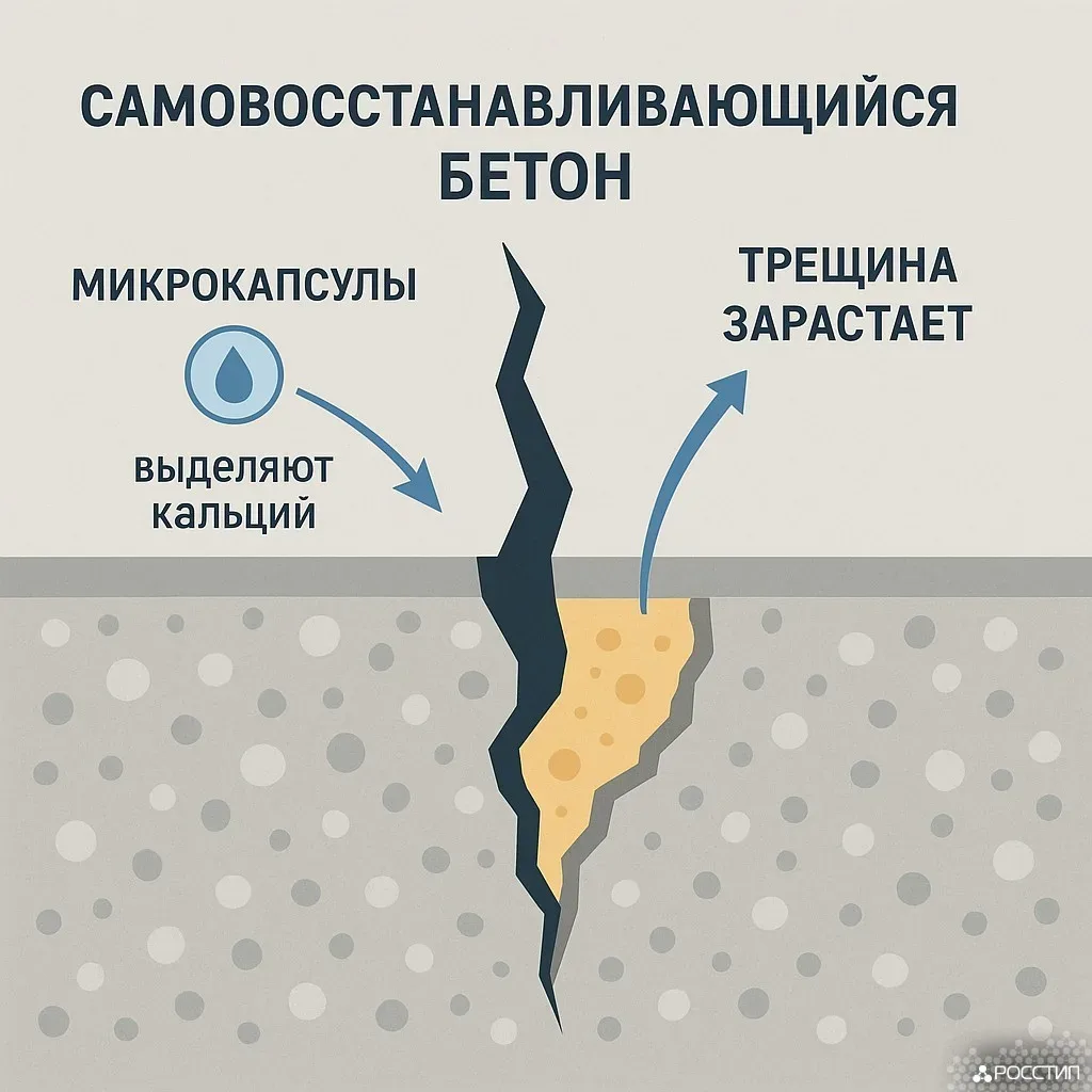 Взгляд в будущее: технологии, которые изменят мир  🧱 Самовосстанавливающийся бетон — революция в стр