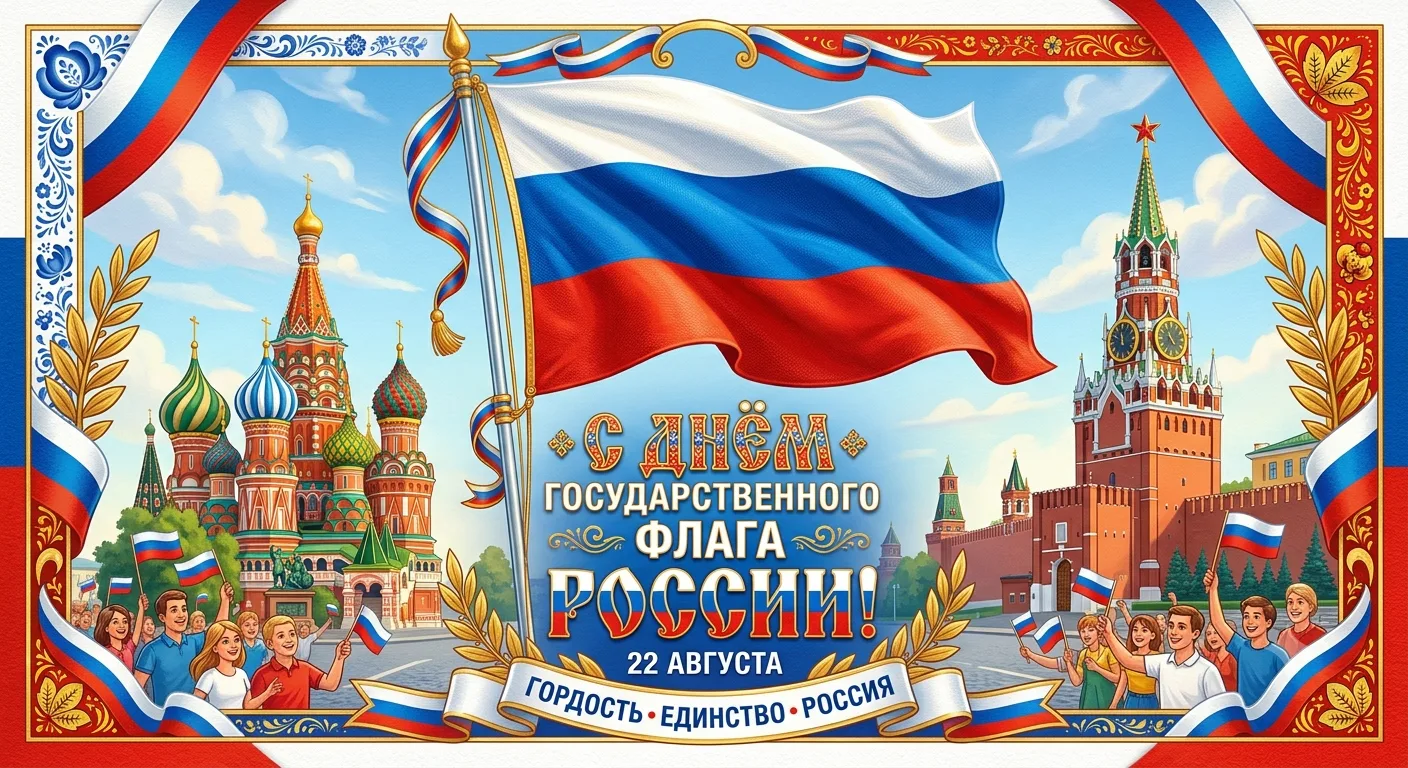 🇷🇺 С Днем Государственного флага Российской Федерации!