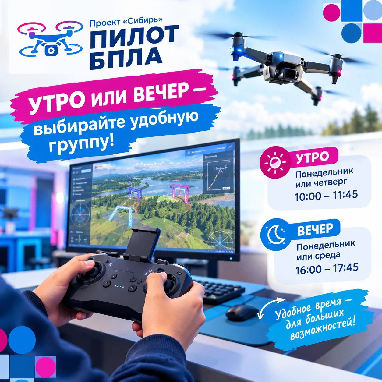 Готовим пилотов БПЛА: программа для ребят 11-16 лет ✈️