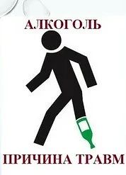 ⚡️Алкоголь – один из главных факторов бытового и дорожного травматизма в любое время года