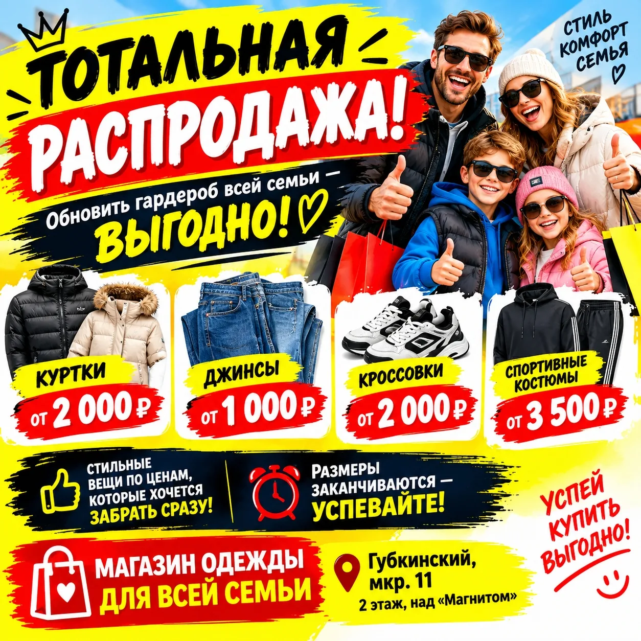 🔥 ТОТАЛЬНАЯ РАСПРОДАЖА!