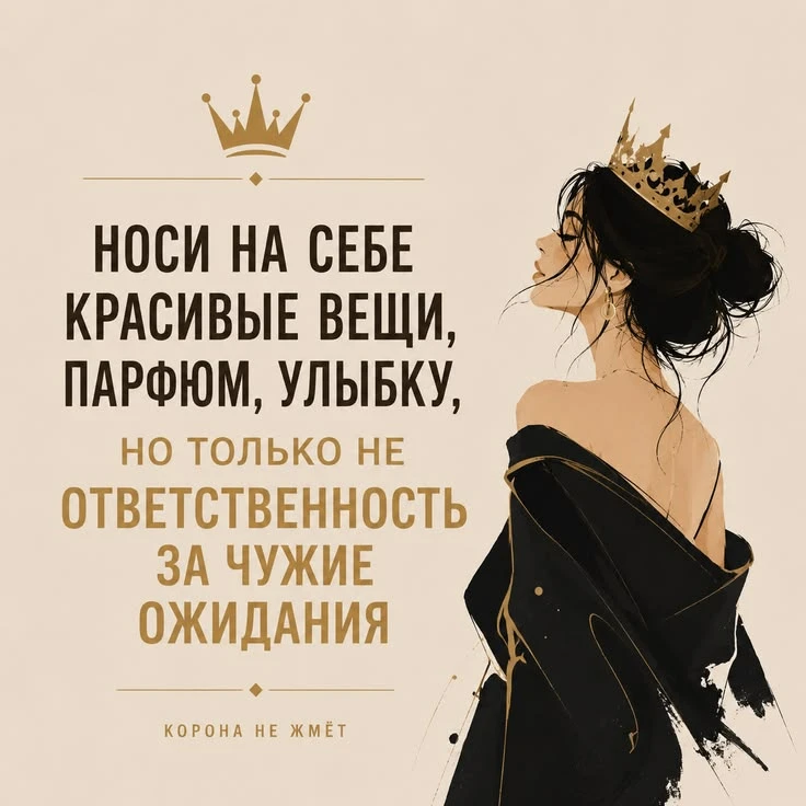 Разрешите себе не оправдывать чужие ожидания. Это не эгоизм, это ментальное здоровье и свобода быть 