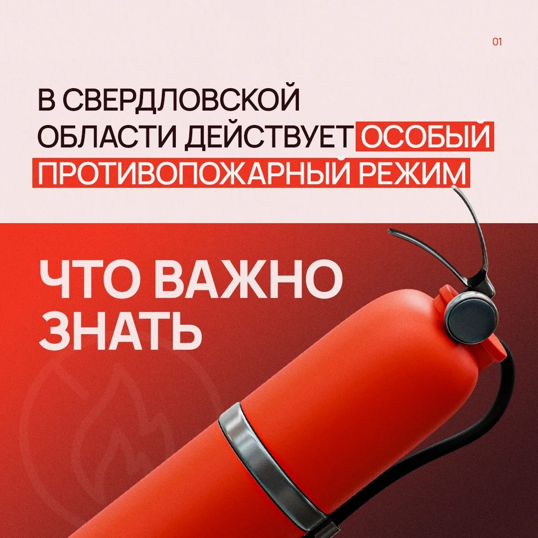 🔥 С 25 апреля в Свердловской области действует особый противопожарный режим   ✅ О том, что запрещено