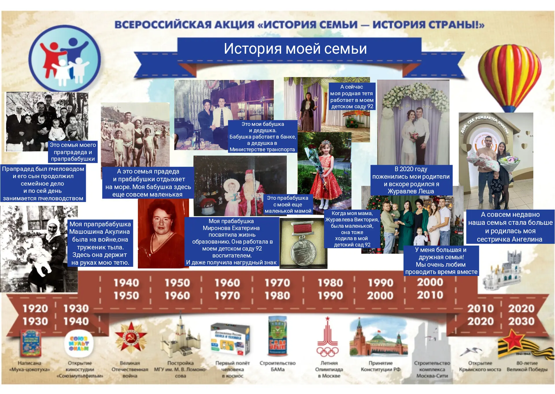 🇷🇺 Делимся ещё одной удивительной историей, которая стала частью Всероссийской акции ...