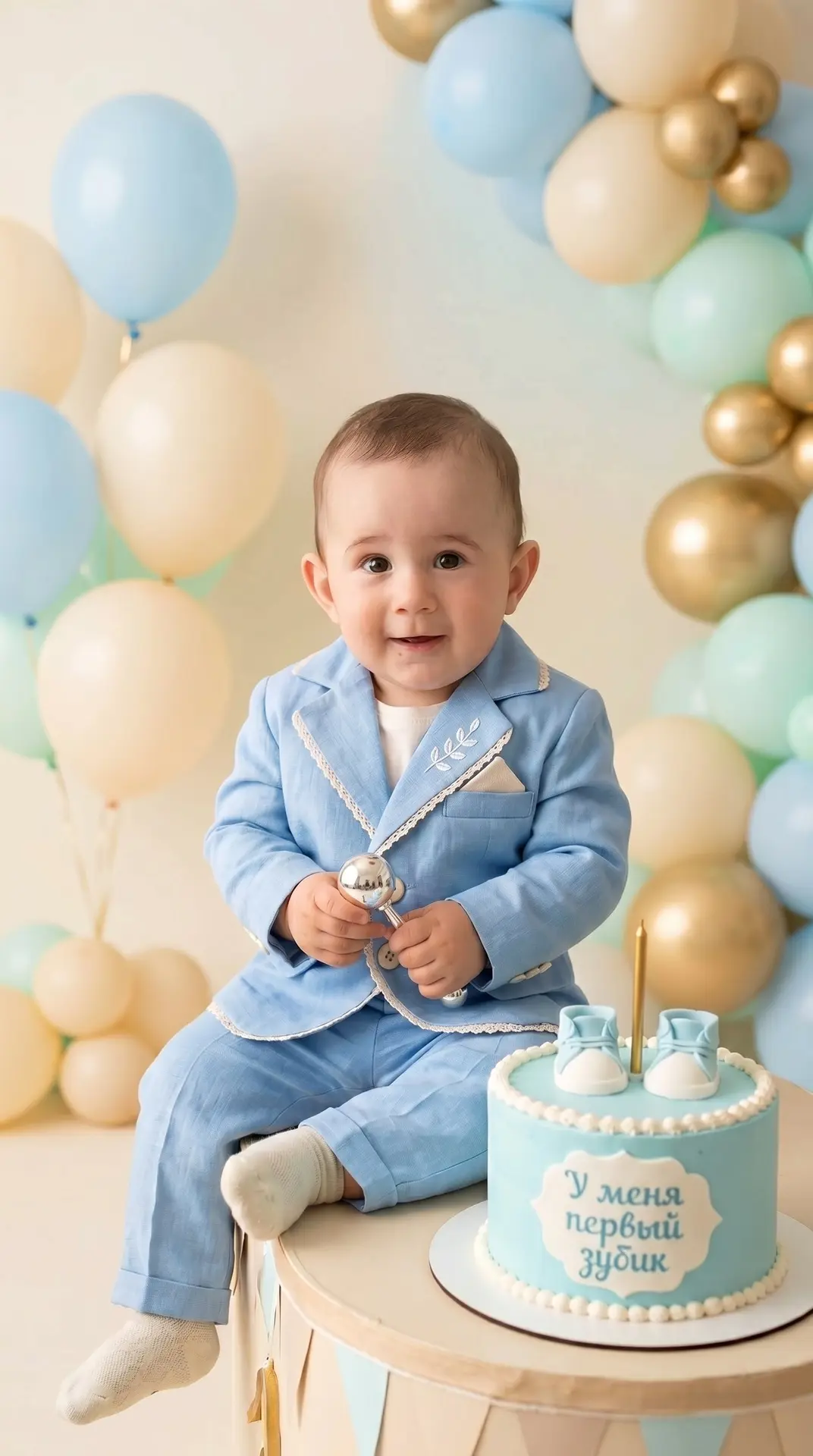 Всем привет🥰 а у нас маленькое приятное событие 😍 вчера было 9 месяцев и прорезался первый зубик �