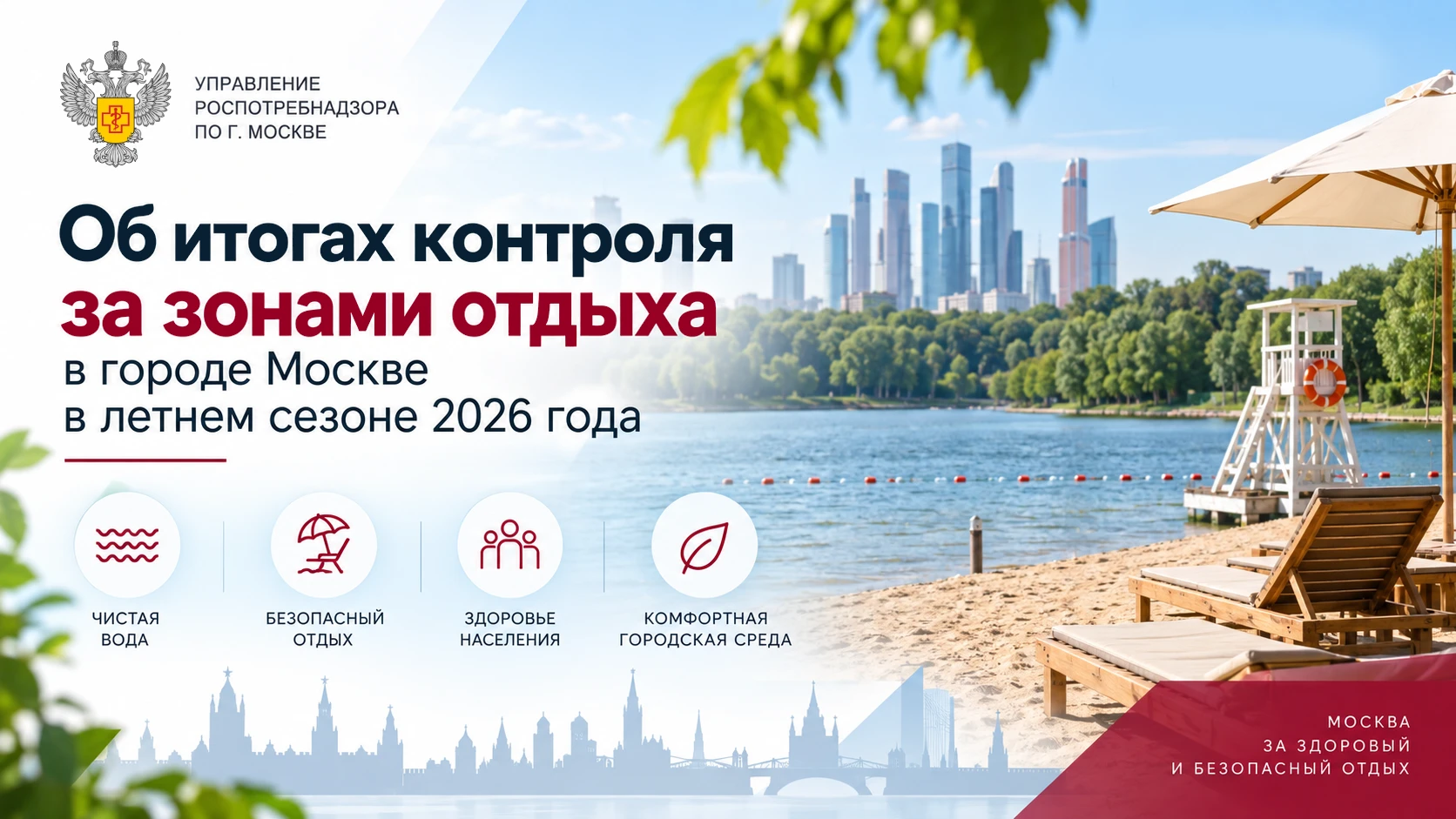 Об итогах контроля за зонами отдыха в городе Москве в летнем сезоне 2026 года
