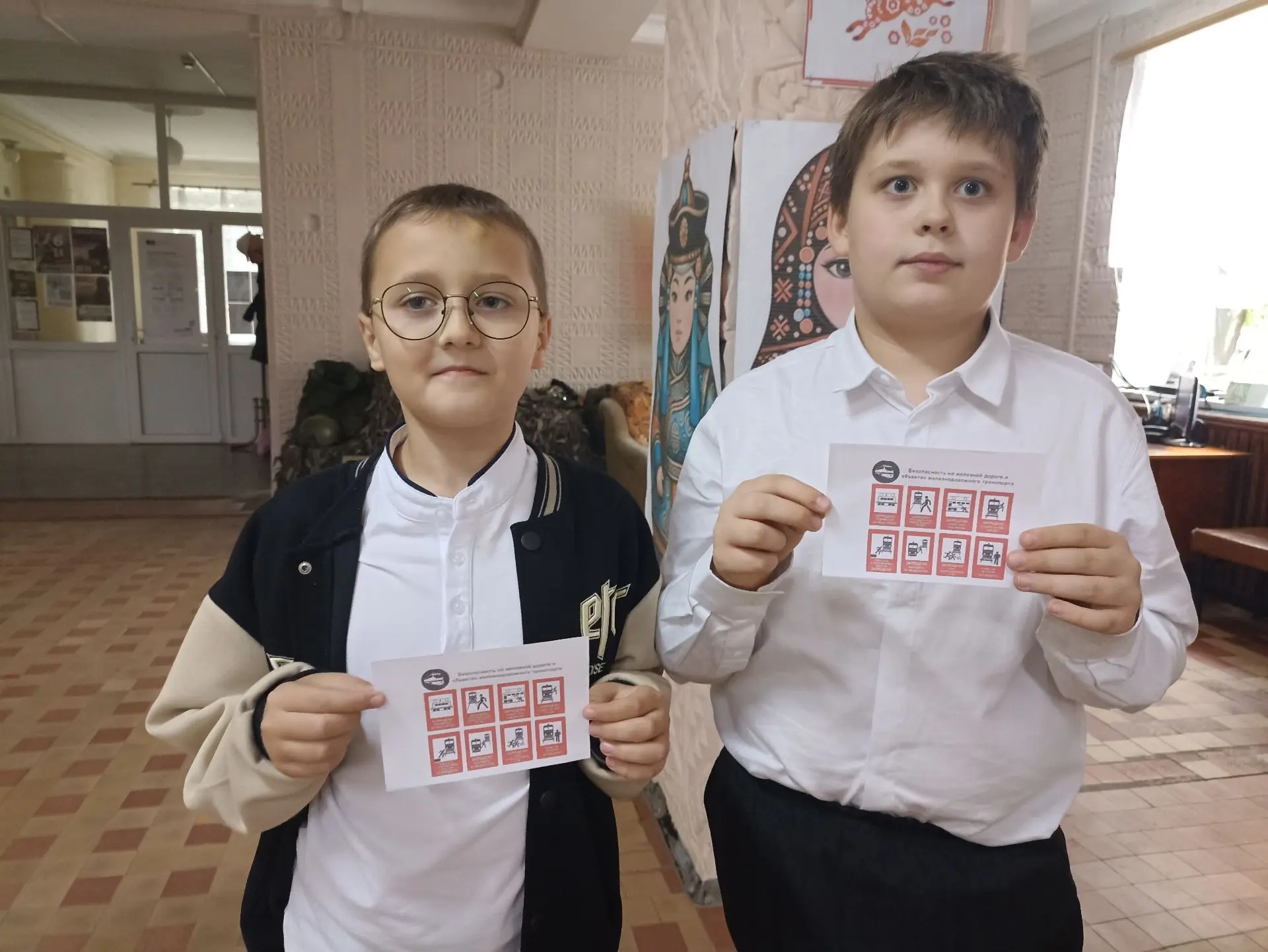 В рамках месячника безопасности прошла акция «Уступи дорогу поездам!». Мы распространил...