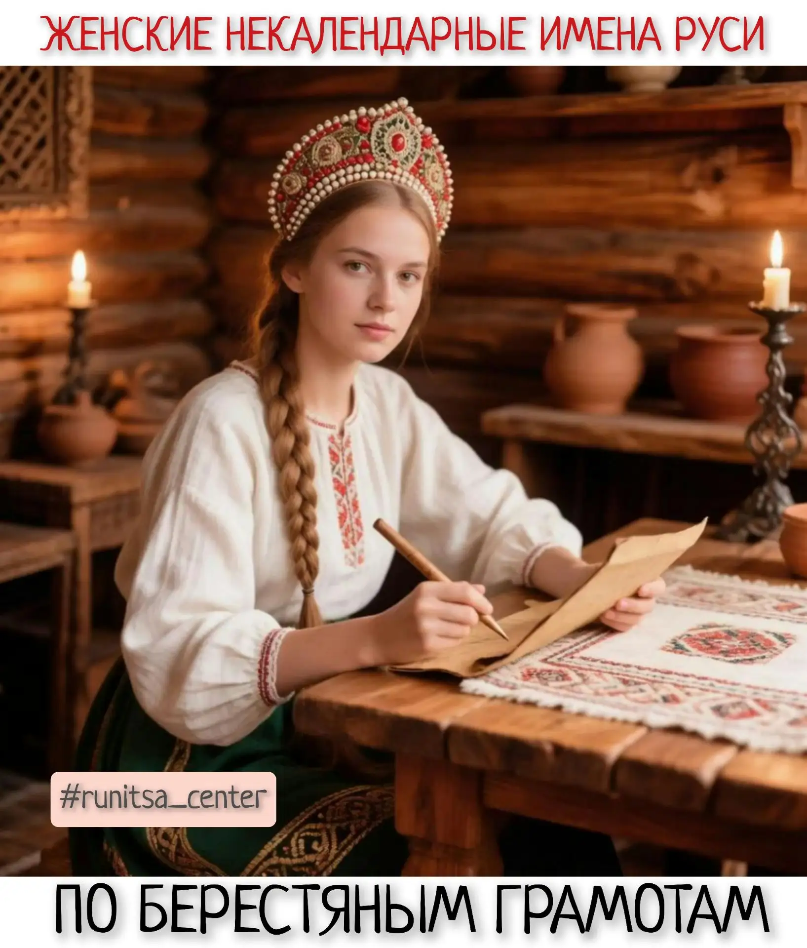 🔥📜 В берестяных грамотах  встречается много женских имён — и среди них есть как христ...