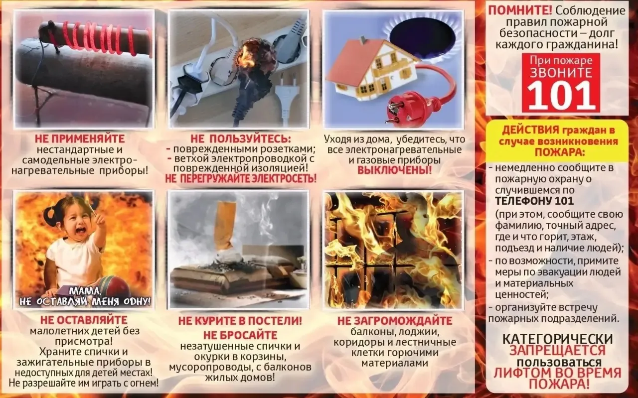 📌В целях предупреждения пожаров и гибели людей информируем о соблюдении требований пож...