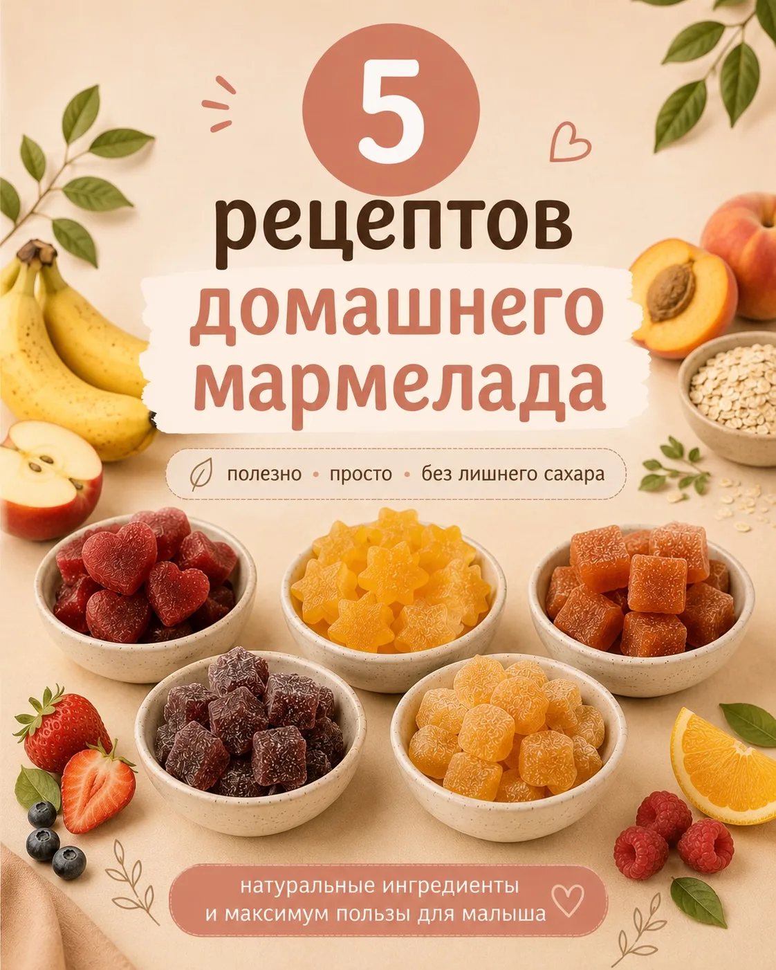 Домашний мармелад 🍡 для малышей