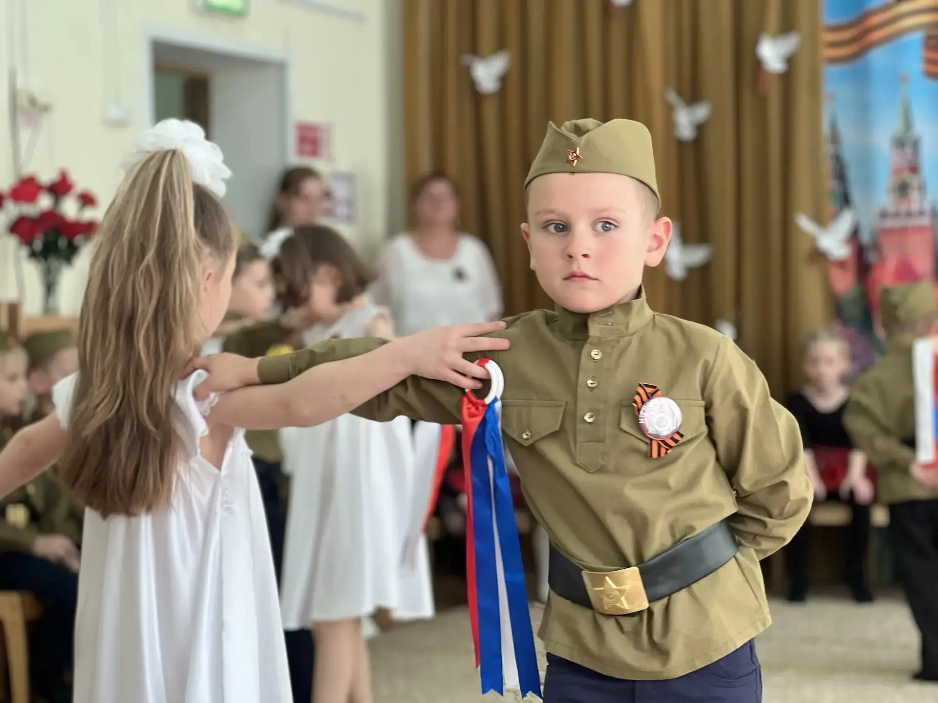 🕯 День Победы  ✨ В дошкольном отделении прошло музыкальное мероприятие, посвящённое Дню Победы. Дети