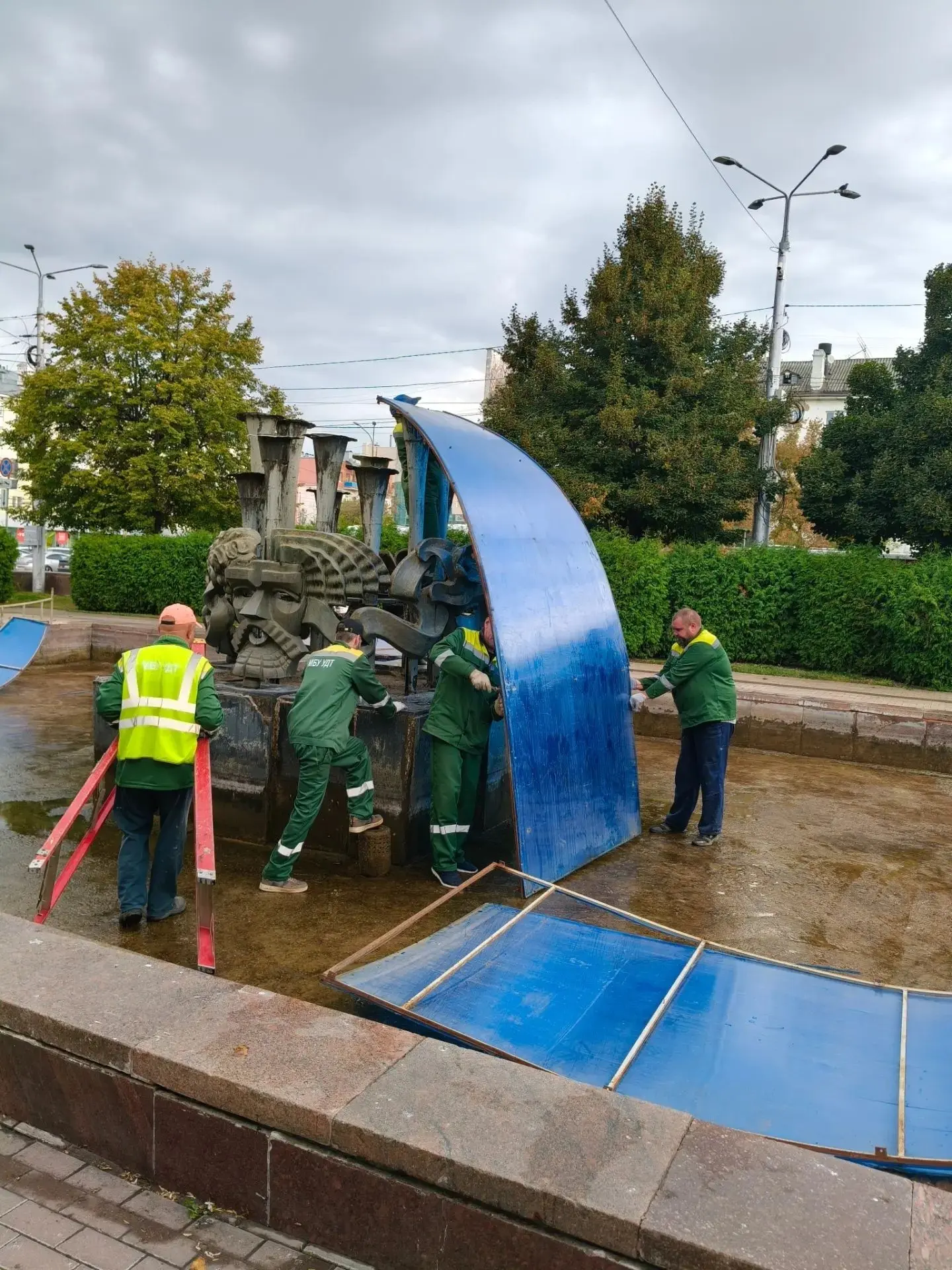 ⛲️ В Рязани завершили консервацию фонтанов