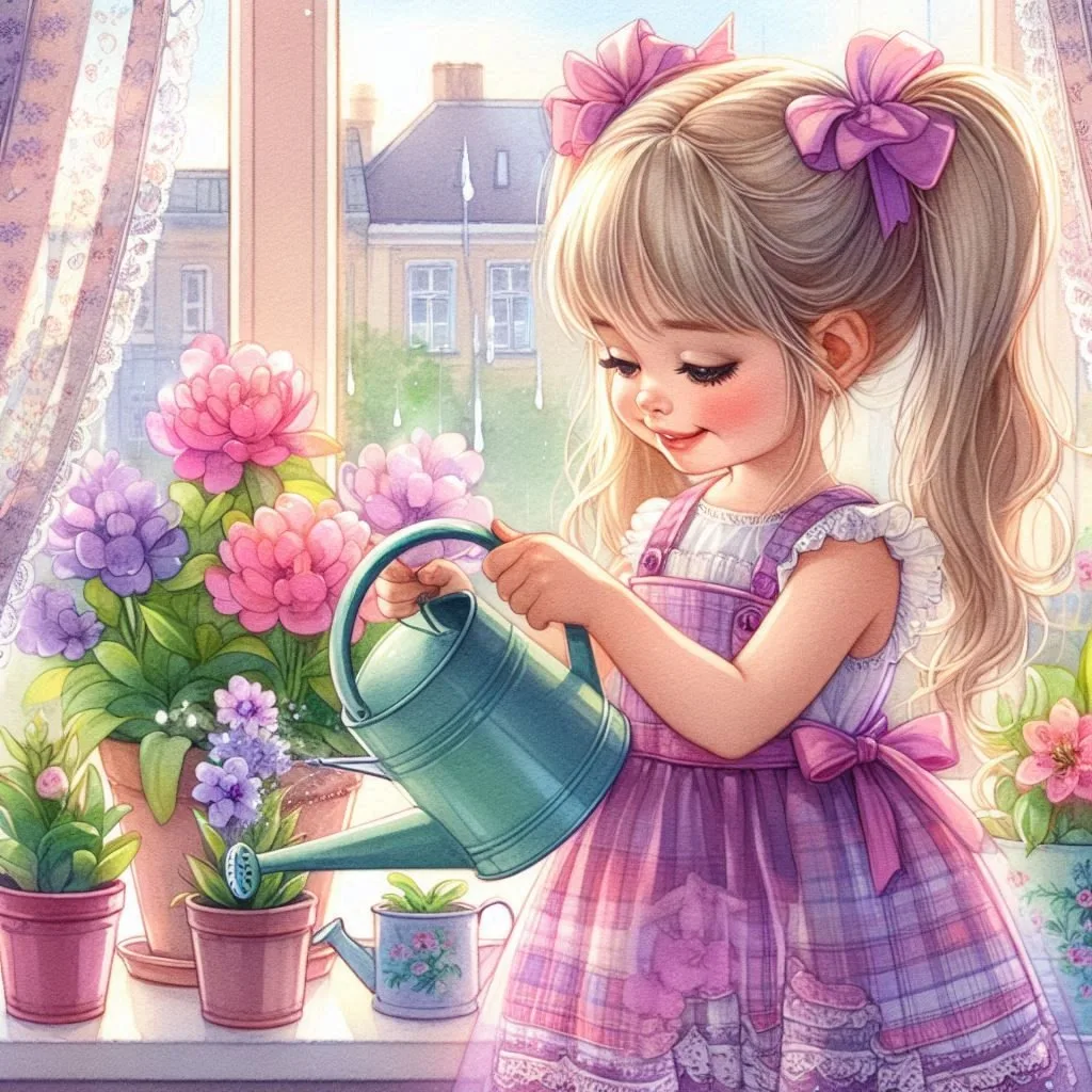 Мамина помощница.😍 Скоро 8 марта, и мы будем говорить с детьми о том, как важно помогать мамам, бабу