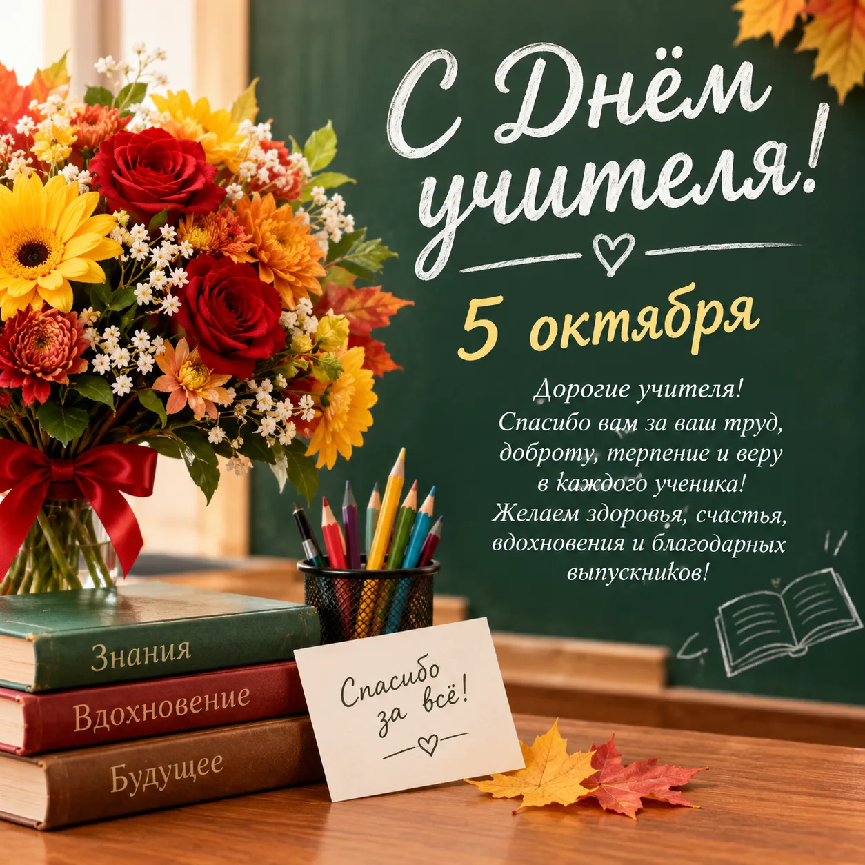 📚 Уважаемые педагоги, работники и ветераны педагогического труда!