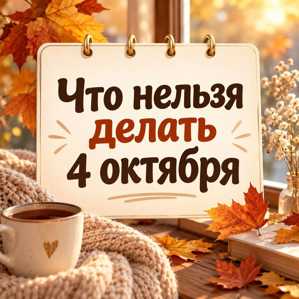 🚫 Что нельзя делать 4 октября