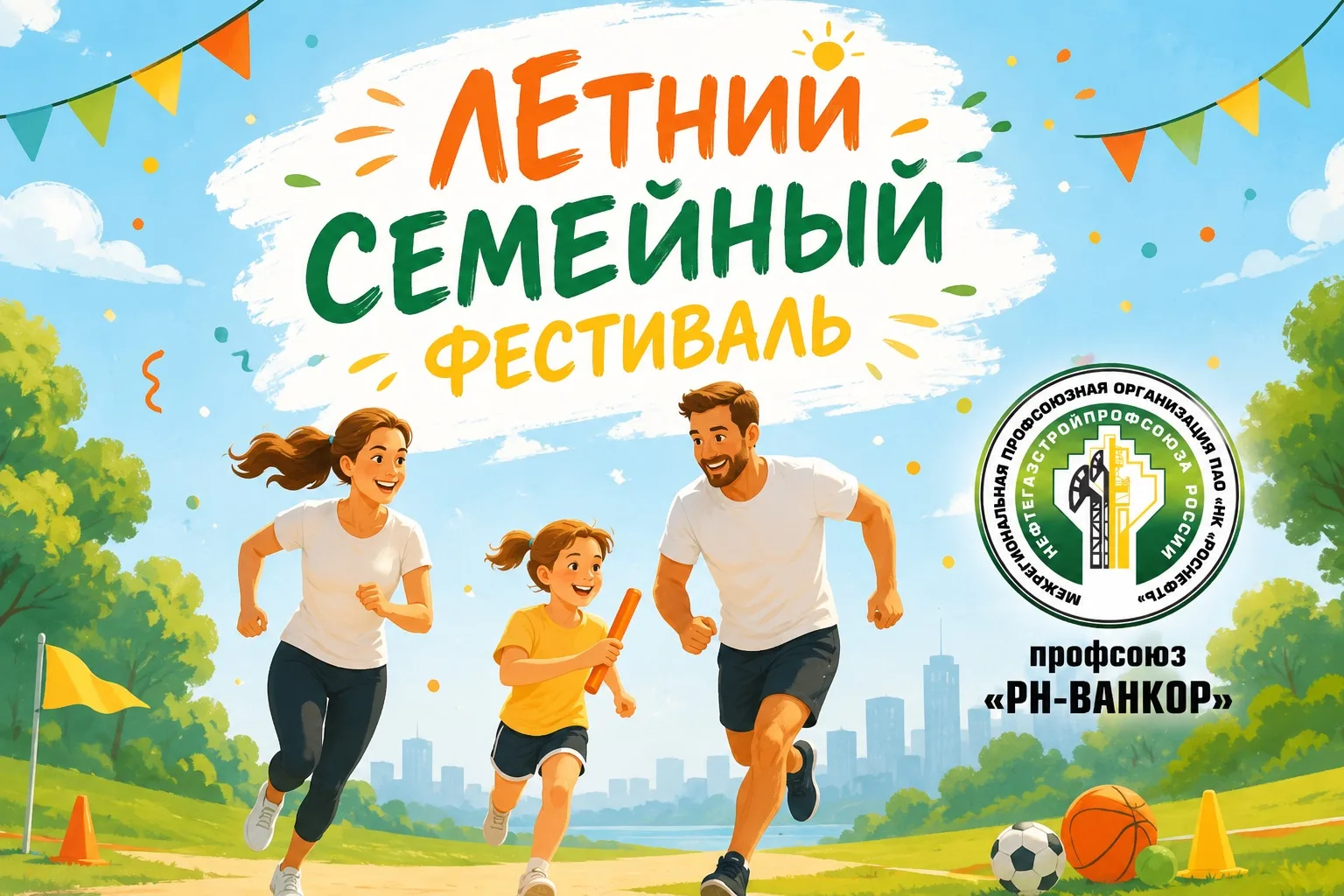 💪 Успей заявить свою спортивную команду!

☀️ Продолжаем сбор заявок на Летний семейный фестиваль! М