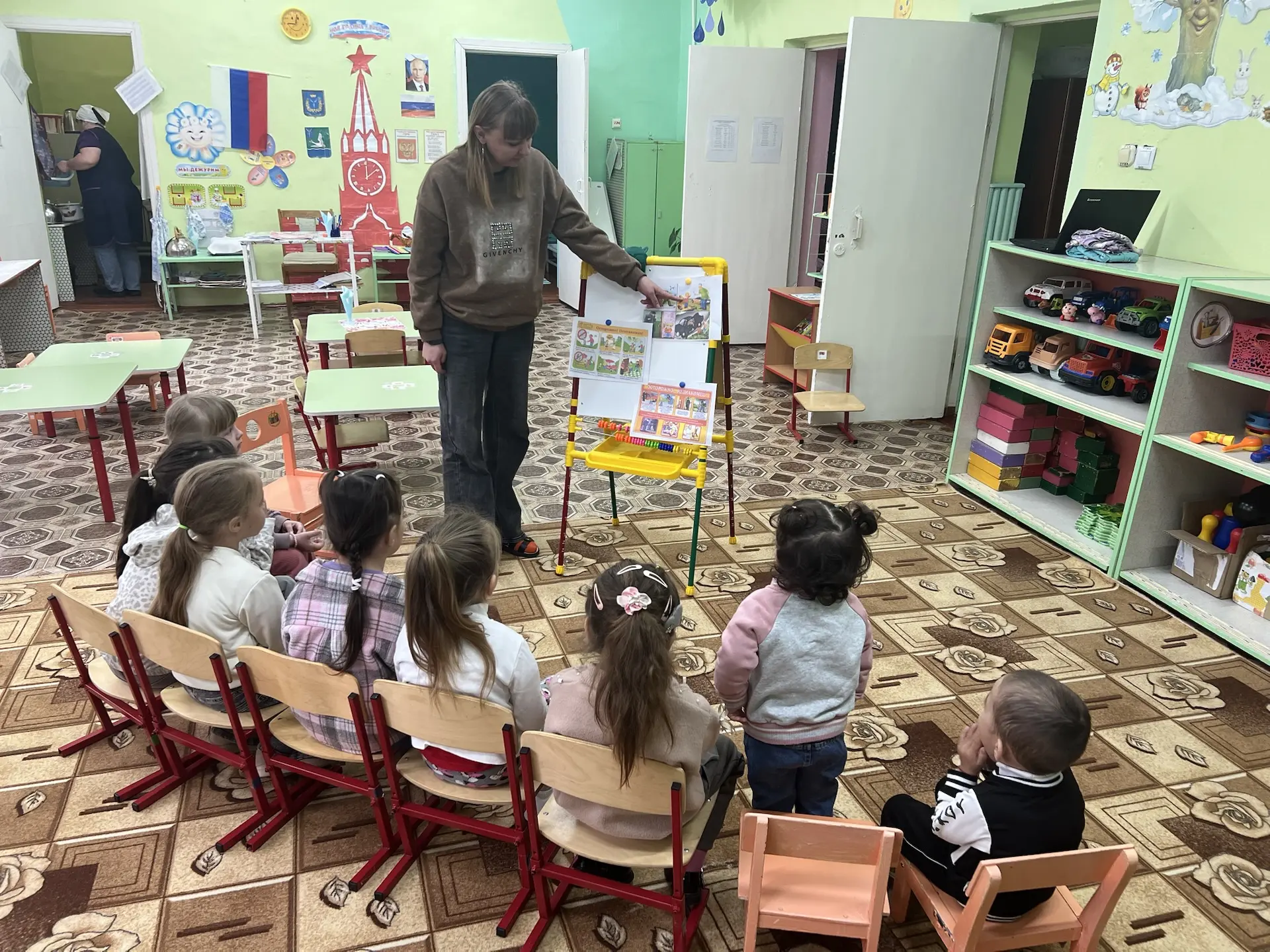 В нашем детском саду прошло занятие «Осторожно, незнакомец!».