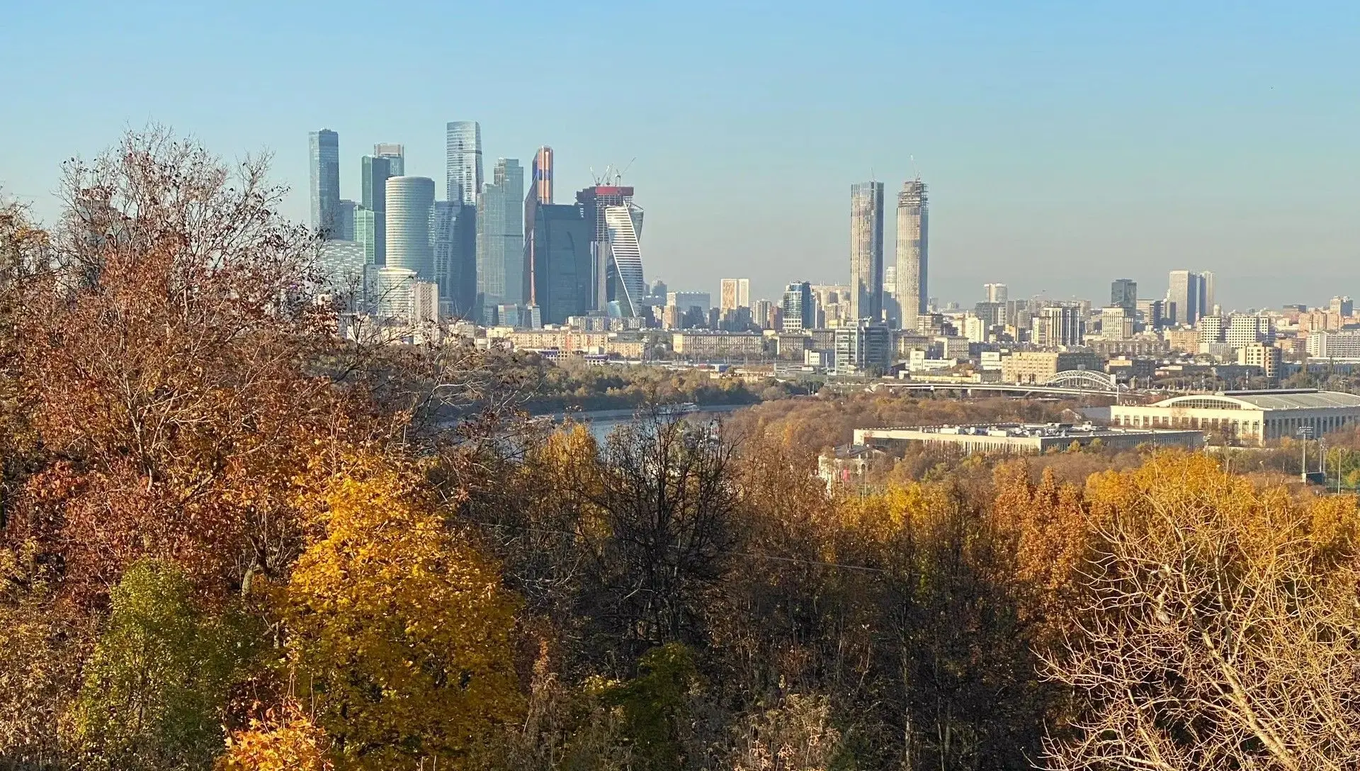 Осень на Воробьевых горах 🍂
