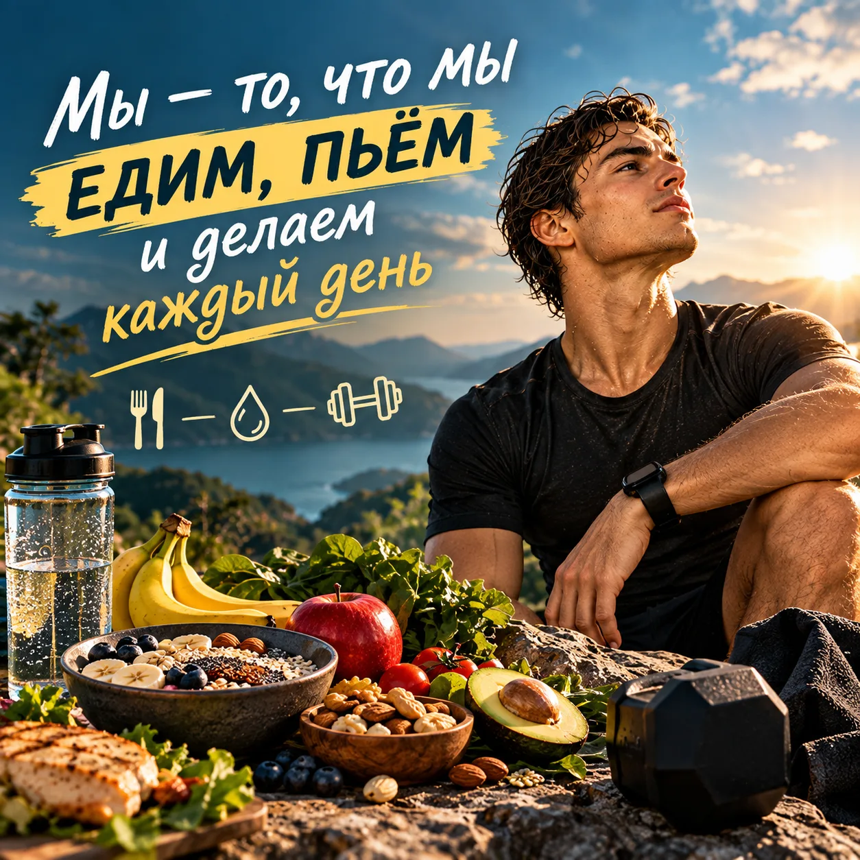 Не то, что мы едим раз в неделю. Не то, что мы пьём по праздникам. Не то, что делаем, к...
