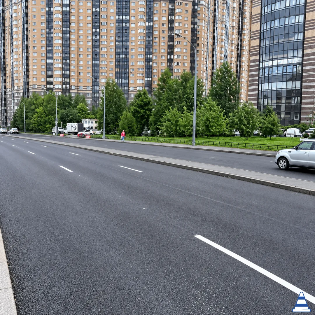 В Выборгском районе обновлены Заречная улица и улица Михаила Дудина ✅