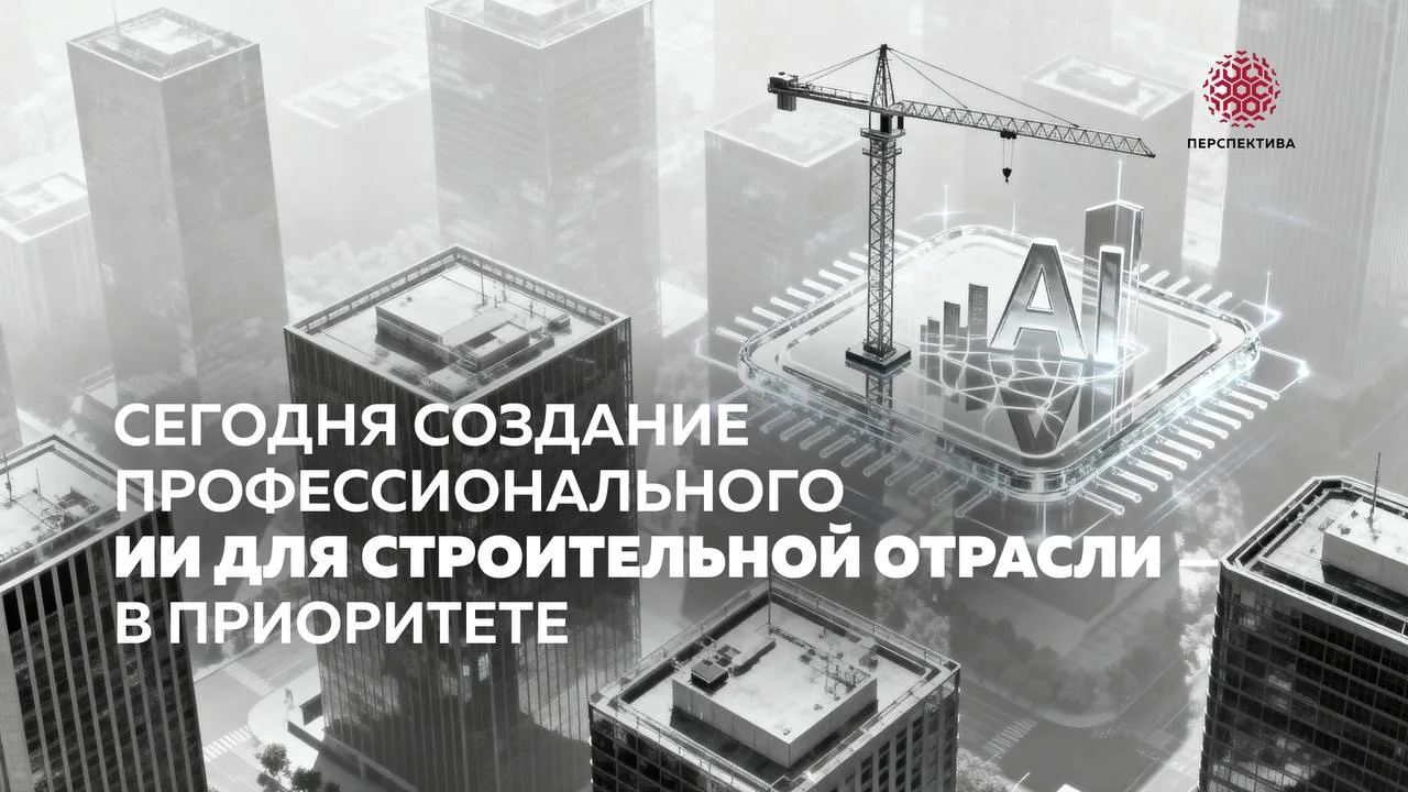 Сегодня создание профессионального ИИ для строительной отрасли — в приоритете