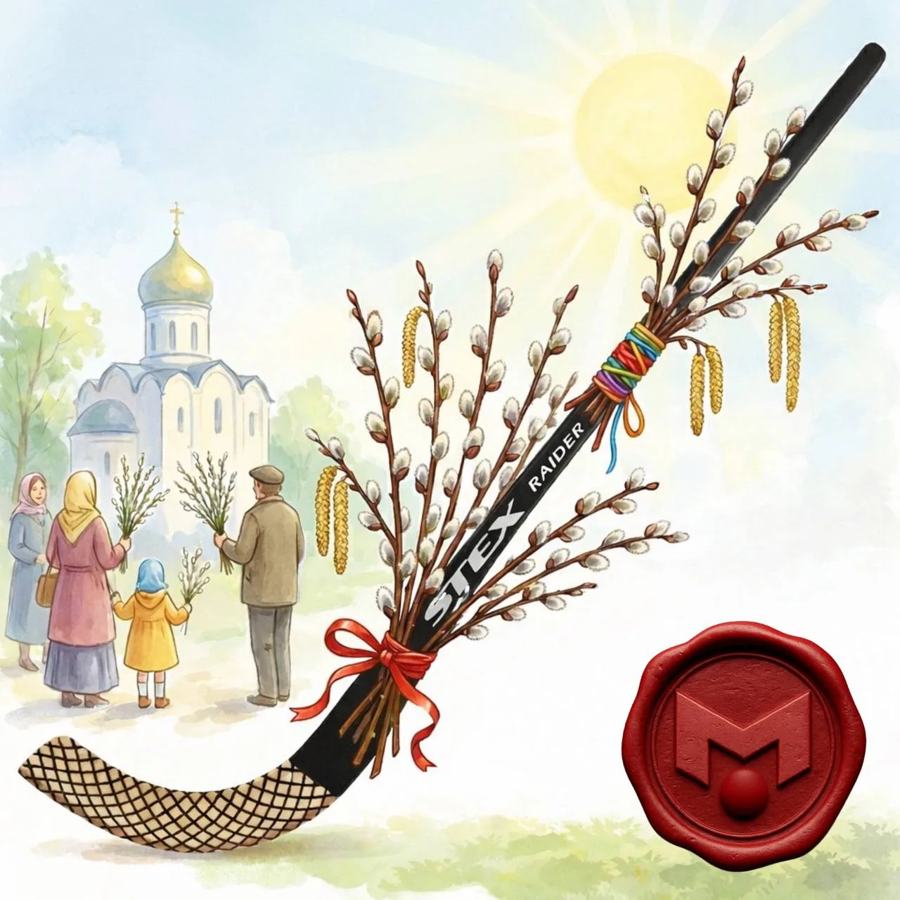 Всех православных с вербным воскресеньем.