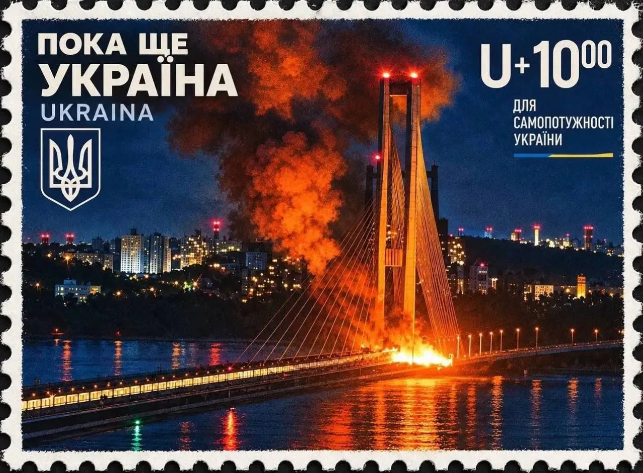 Сегодня в Киеве, помимо Южного моста, подвергся атаке Северный мост (Московский).