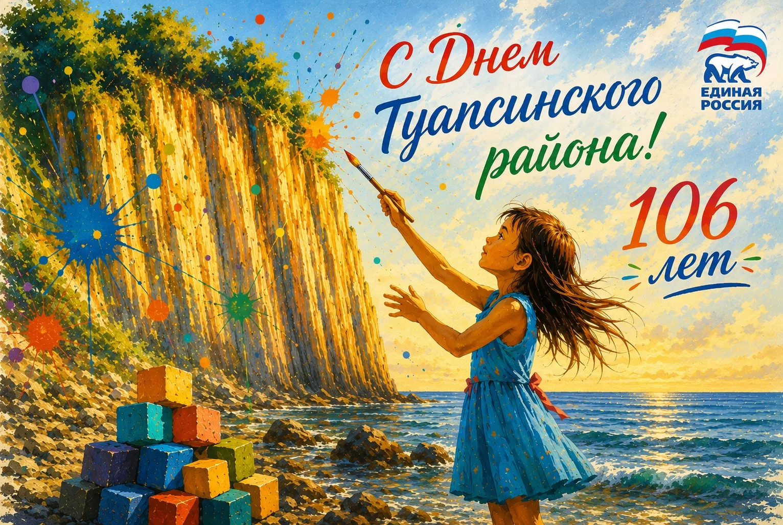 Дорогие туапсинцы, поздравляем вас со 106-летием Туапсинского района!
