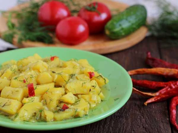 🥔 Постная тушёная картошка