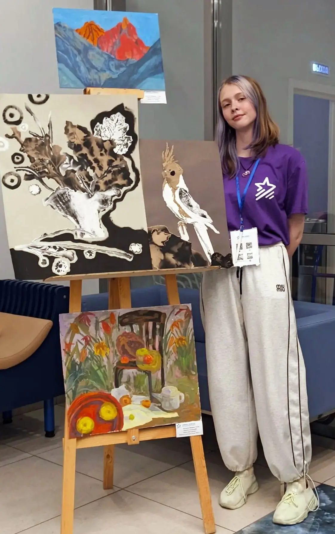 Пленэрное вдохновение от Логуновой Марины!🎨🎨🎨
творческие будни образовательной смены «Пленэрный А