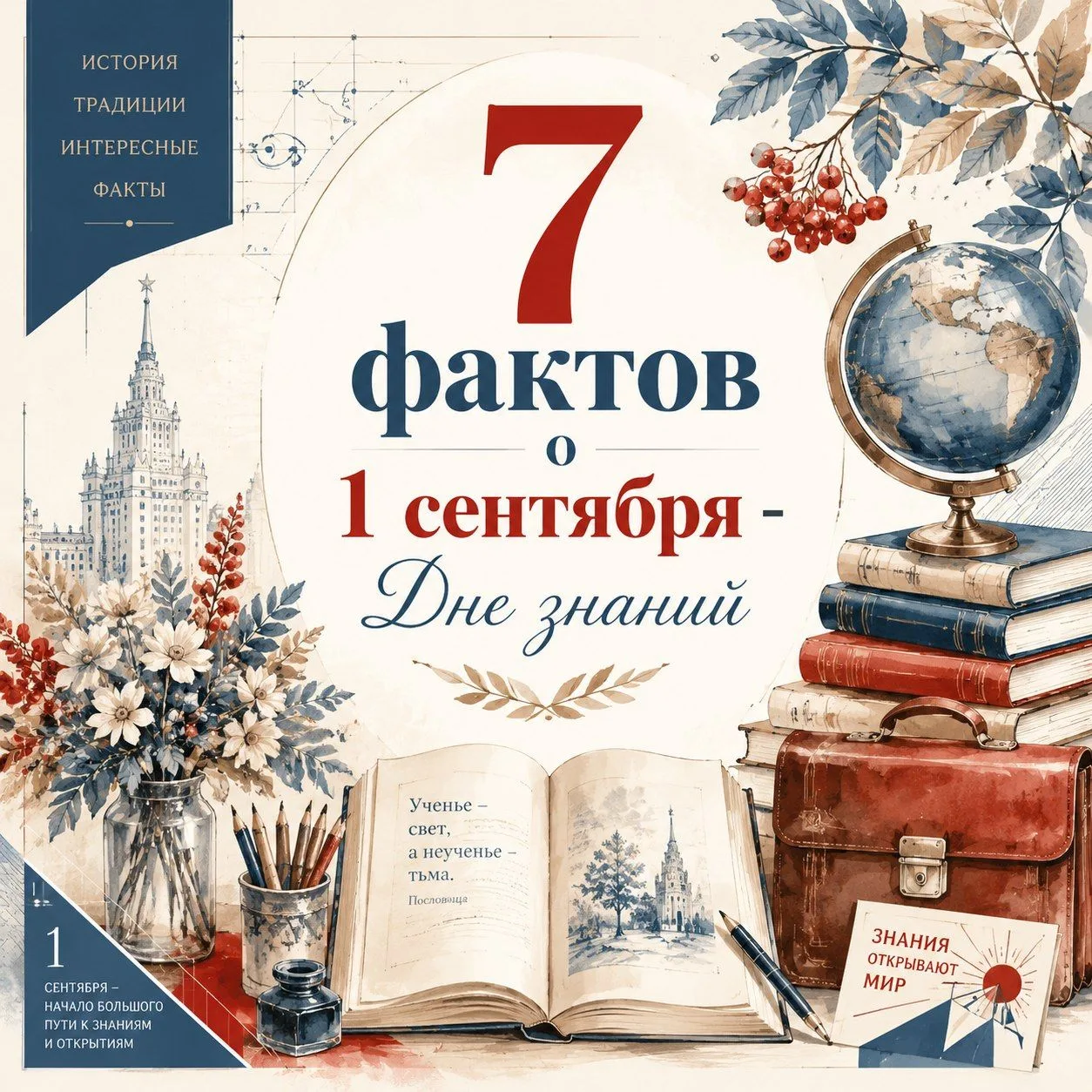 Обратный отсчёт до 1 сентября! 🗓️