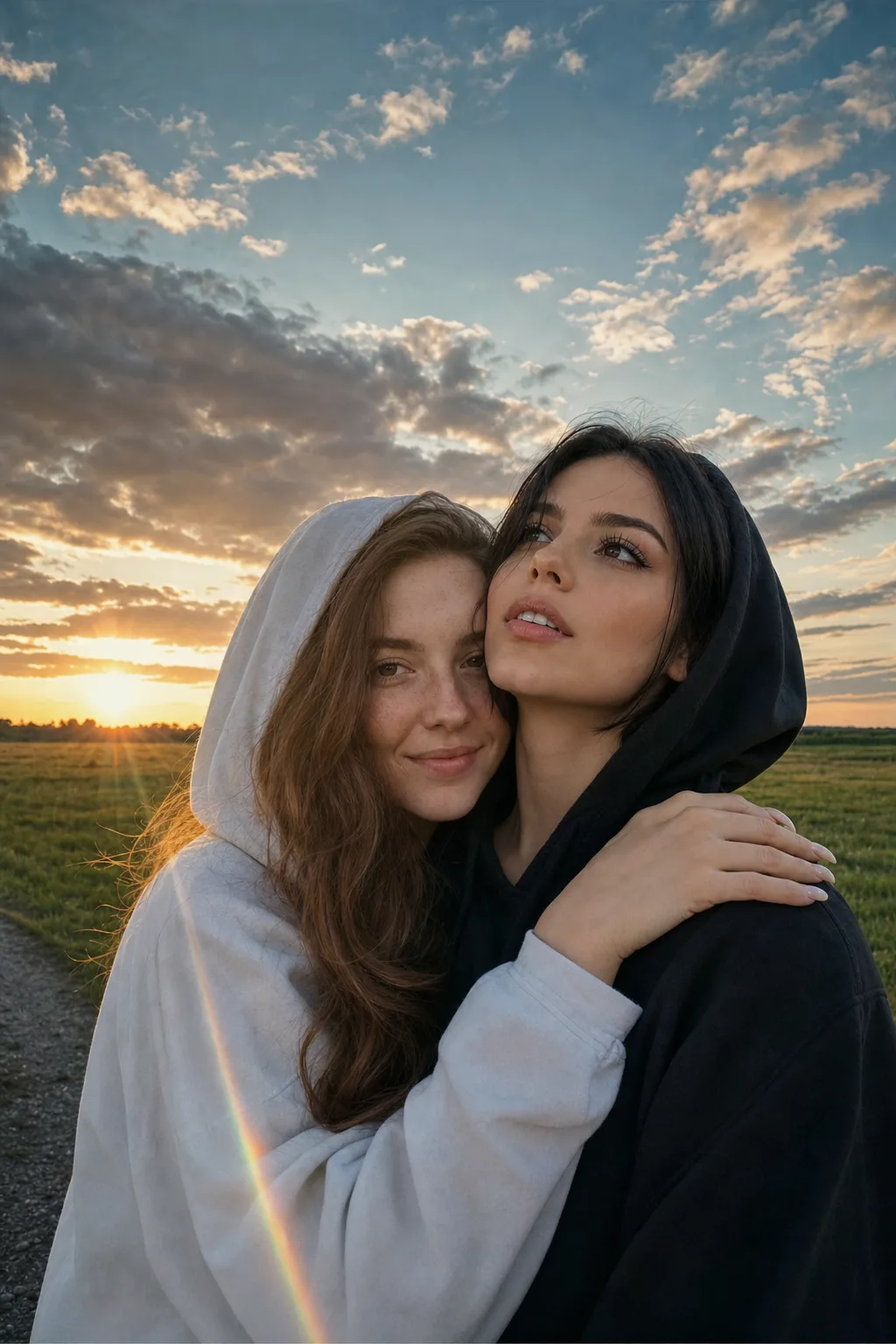 Селфи с любимой подружкой

⚪️КАК ПОВТОРИТЬ?⚪️

-> Заходим в комменты
-> Копируем промпт

-> Открывае