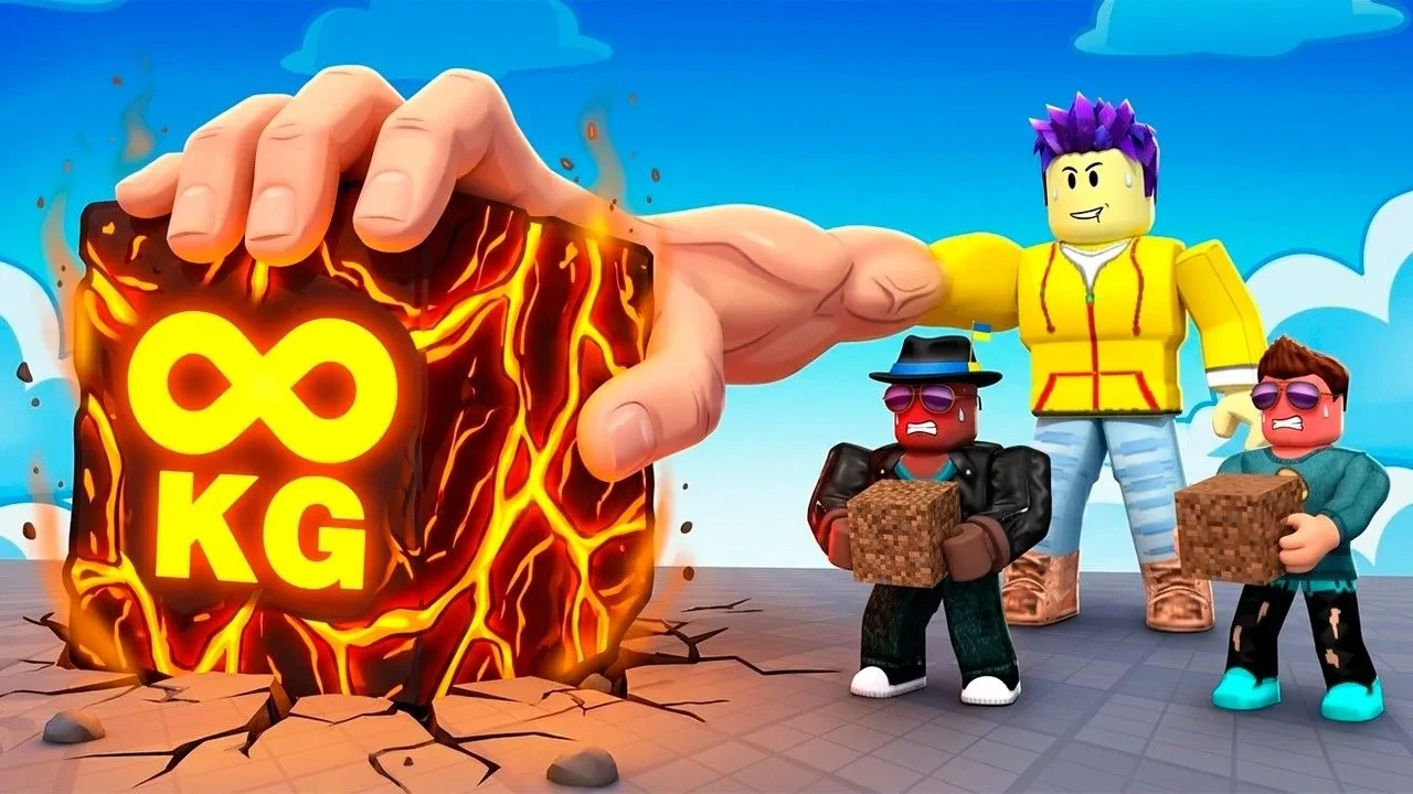 Геймер смог поднять самый тяжелый куб в Roblox. Настоящая проверка на прочность для пер...