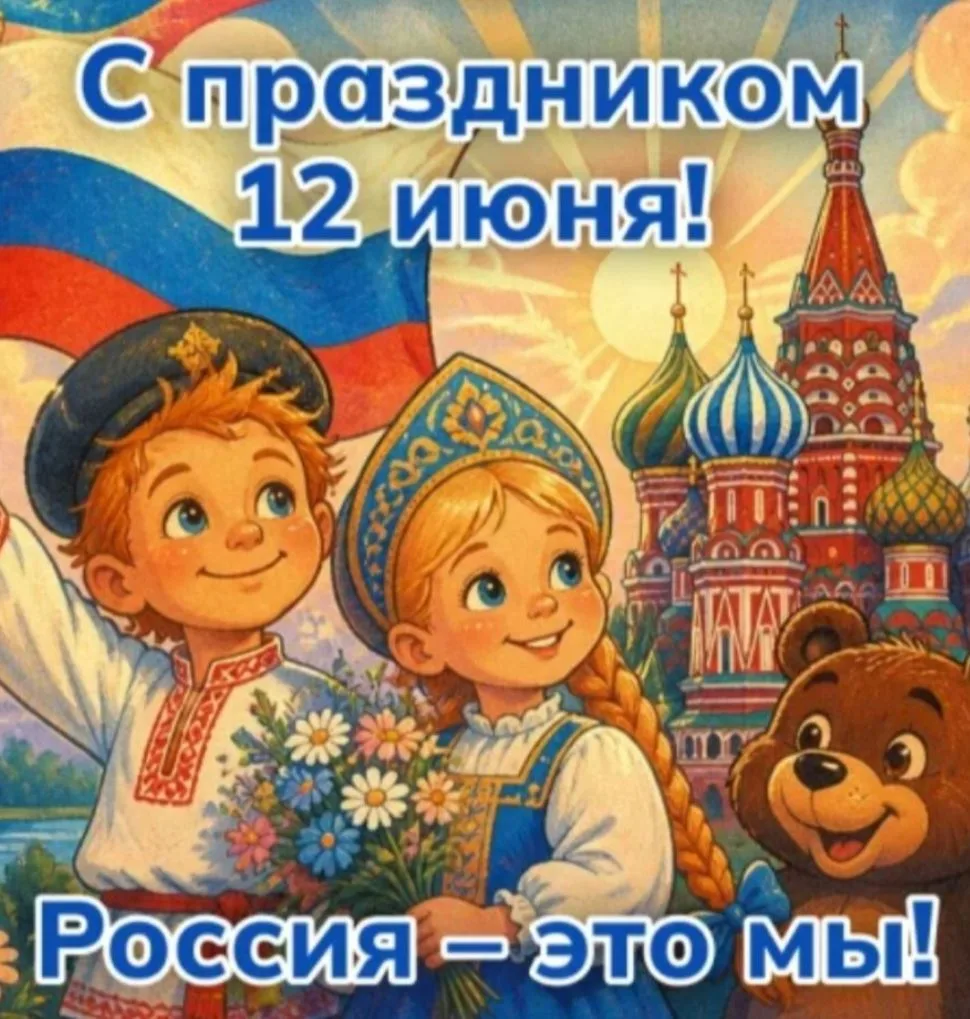 С Днём России! 🇷🇺

Россия — это мы с вами! На территории нашей великой страны всегда жил удивитель