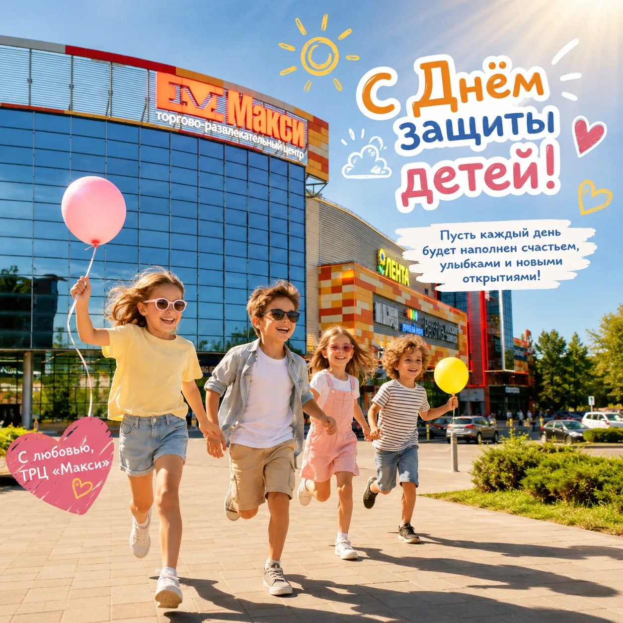 ☀️ С Днём защиты детей и первым днём лета!