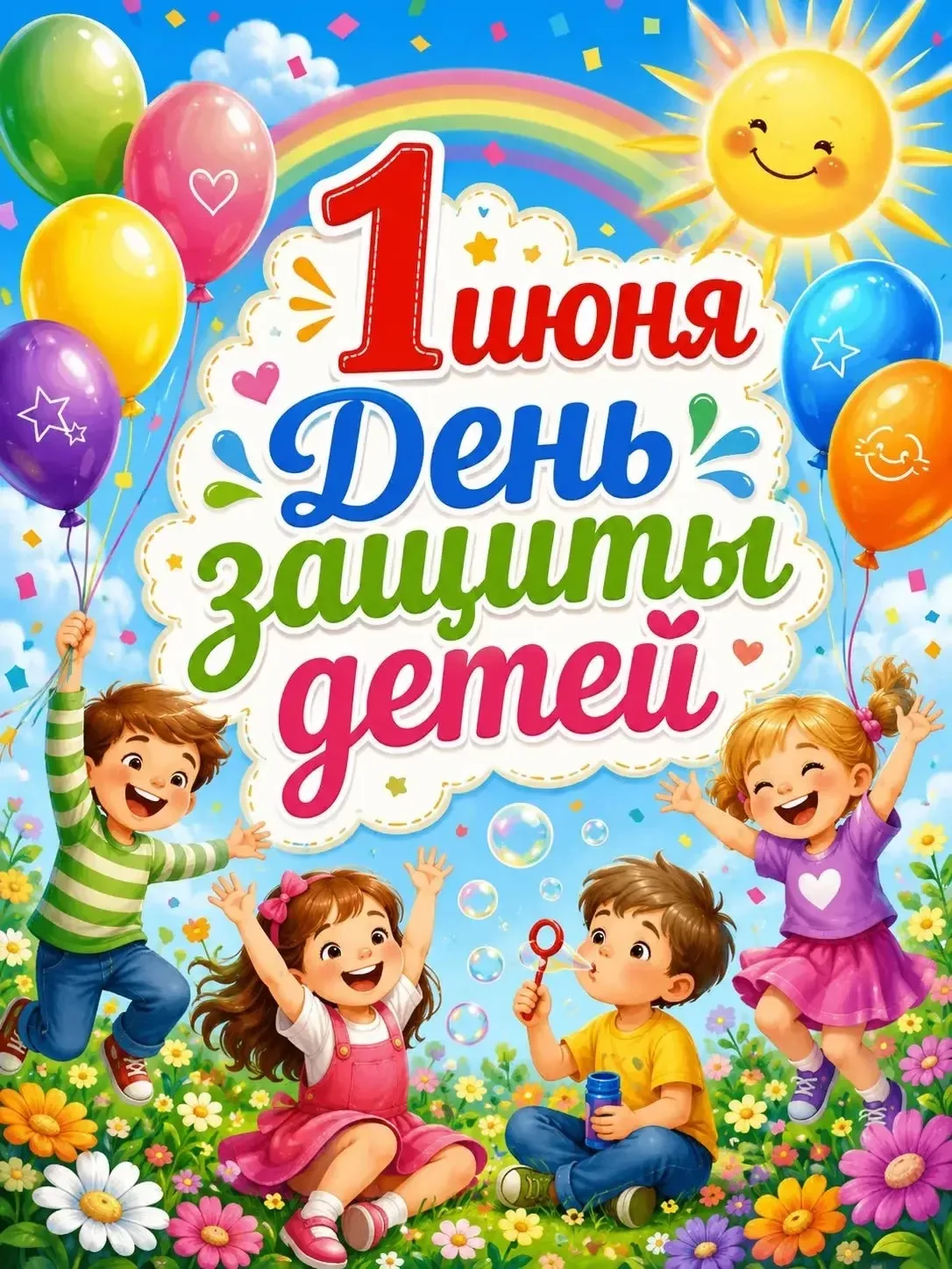 1 июня- День защиты детей 🌟
