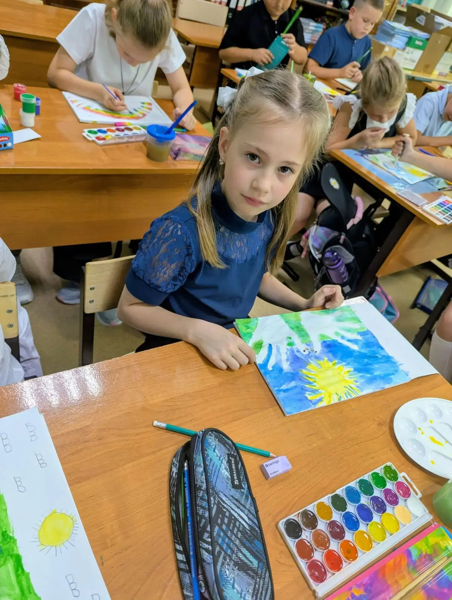Во 2 «Б» классе прошло мероприятие, приуроченное ко Дню солидарности в борьбе с террори...