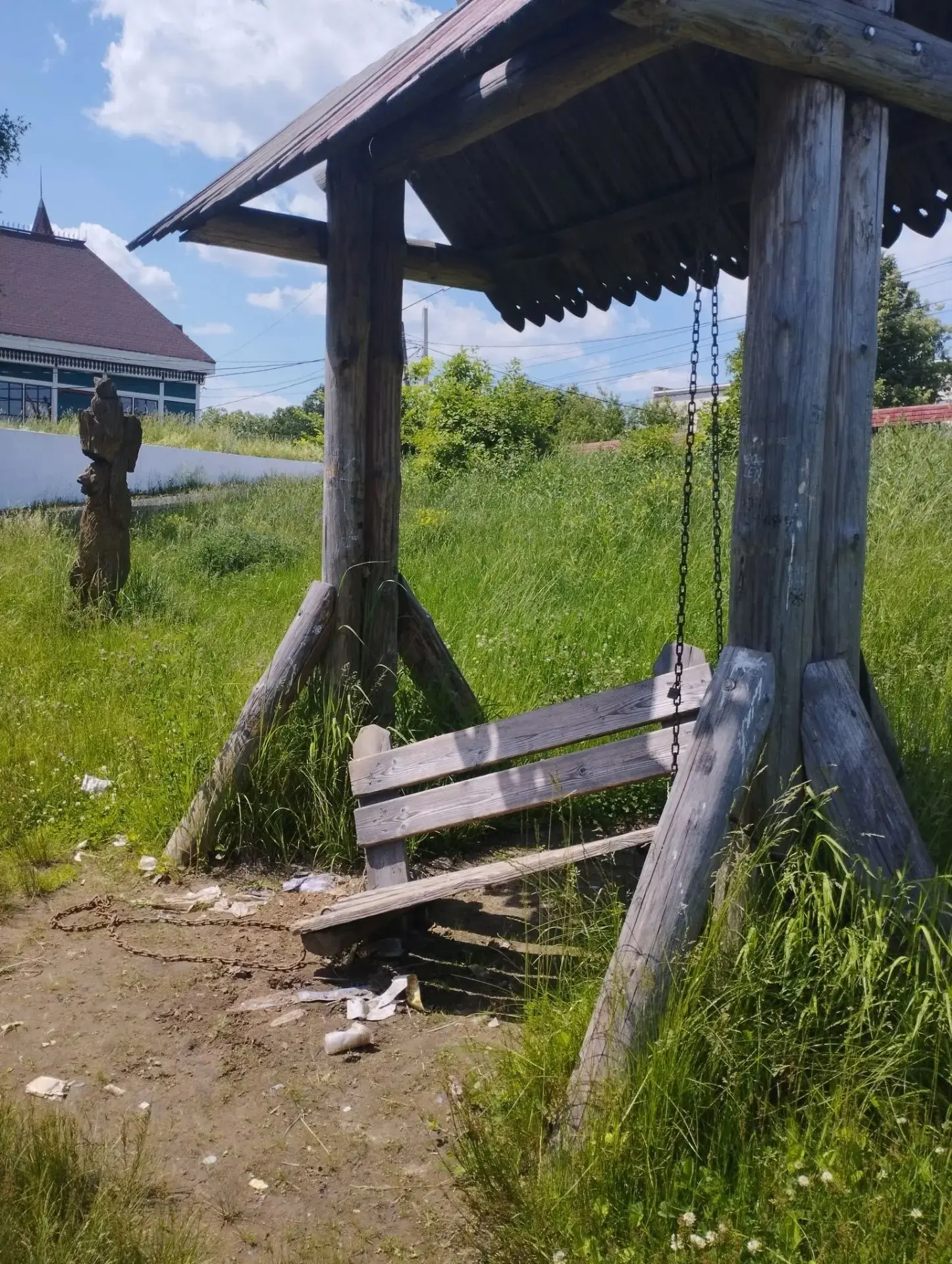 🙏 Отдельное спасибо администрации за заброшенный пруд в центре города.

Теперь это не просто заросш
