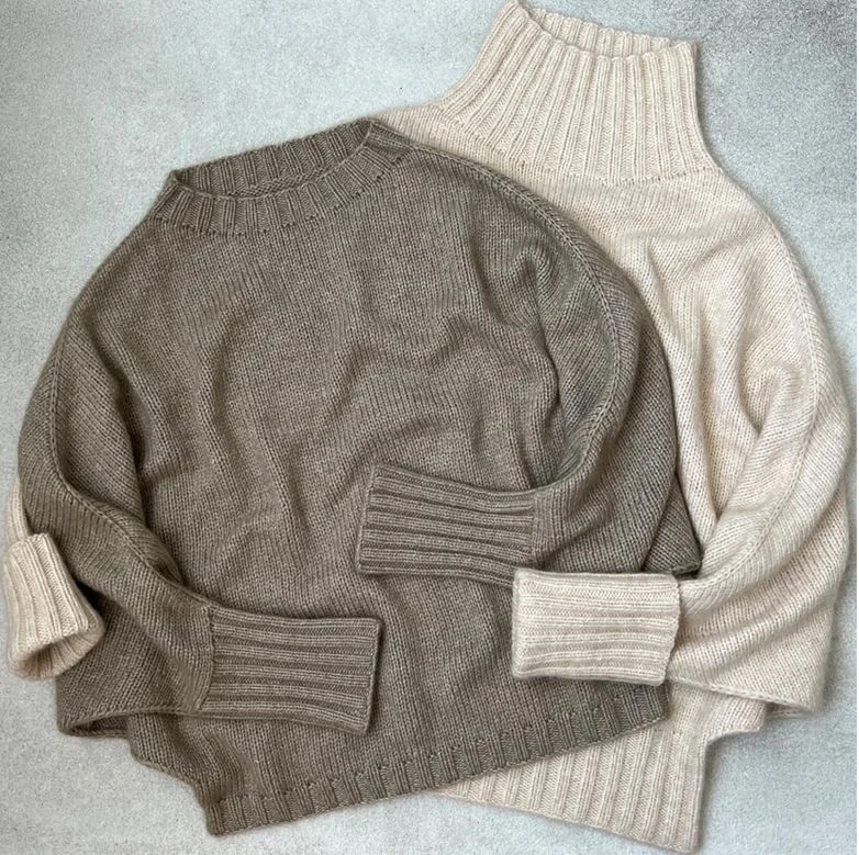 Свитер ШИРОКИЙ от zimmaknit — уютная базовая модель, свободный силуэт со спущенной крыш...