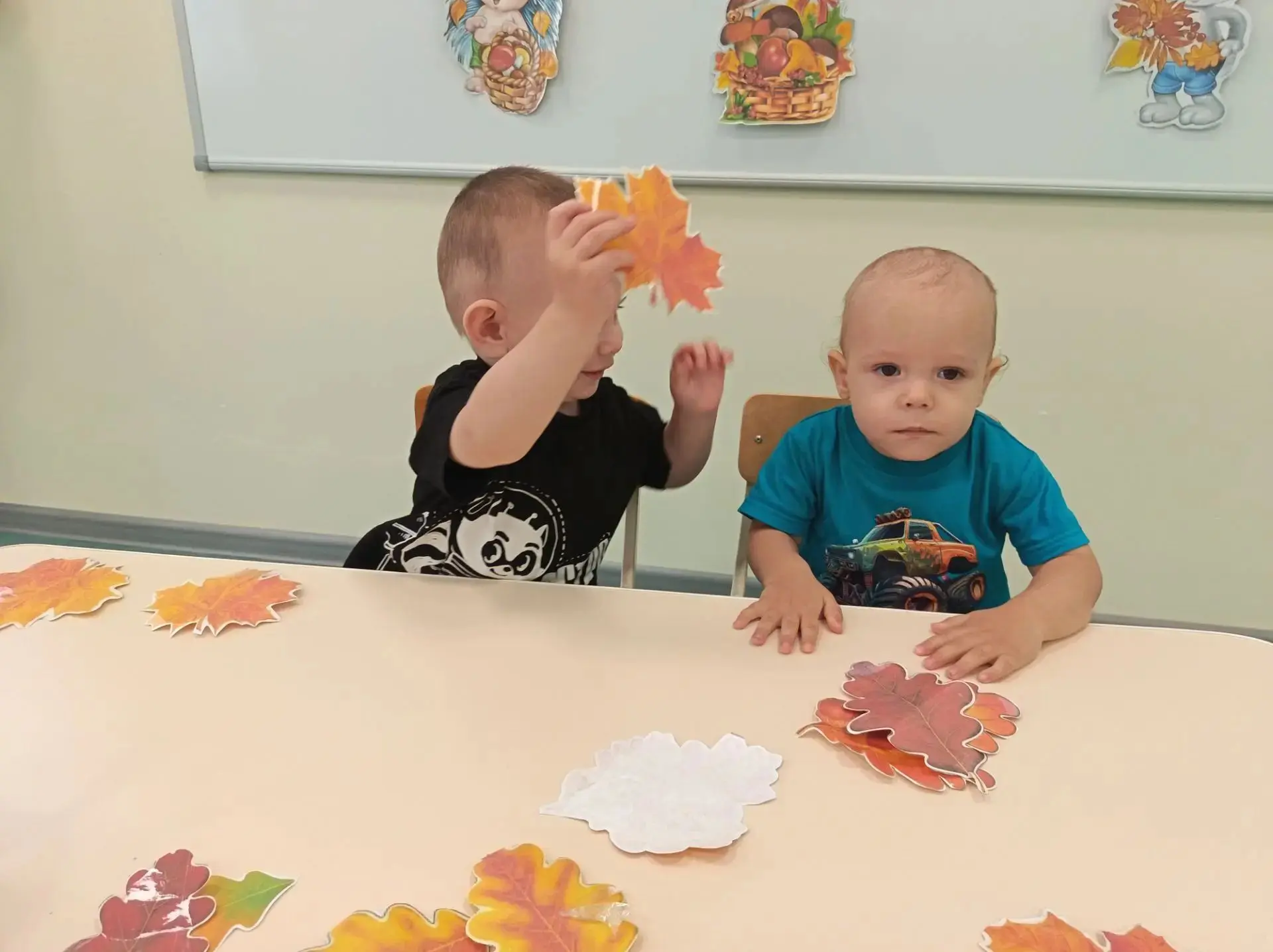 🍂🍂🍂Сегодня в первой группе раннего возраста прошло занятие, посвящённое началу осени...