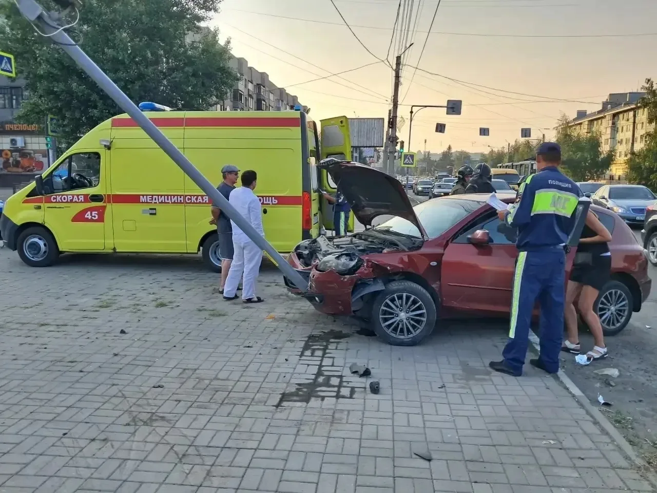 💬 В результате дорожно‑транспортного происшествия, произошедшего в центре Бийска, пост...
